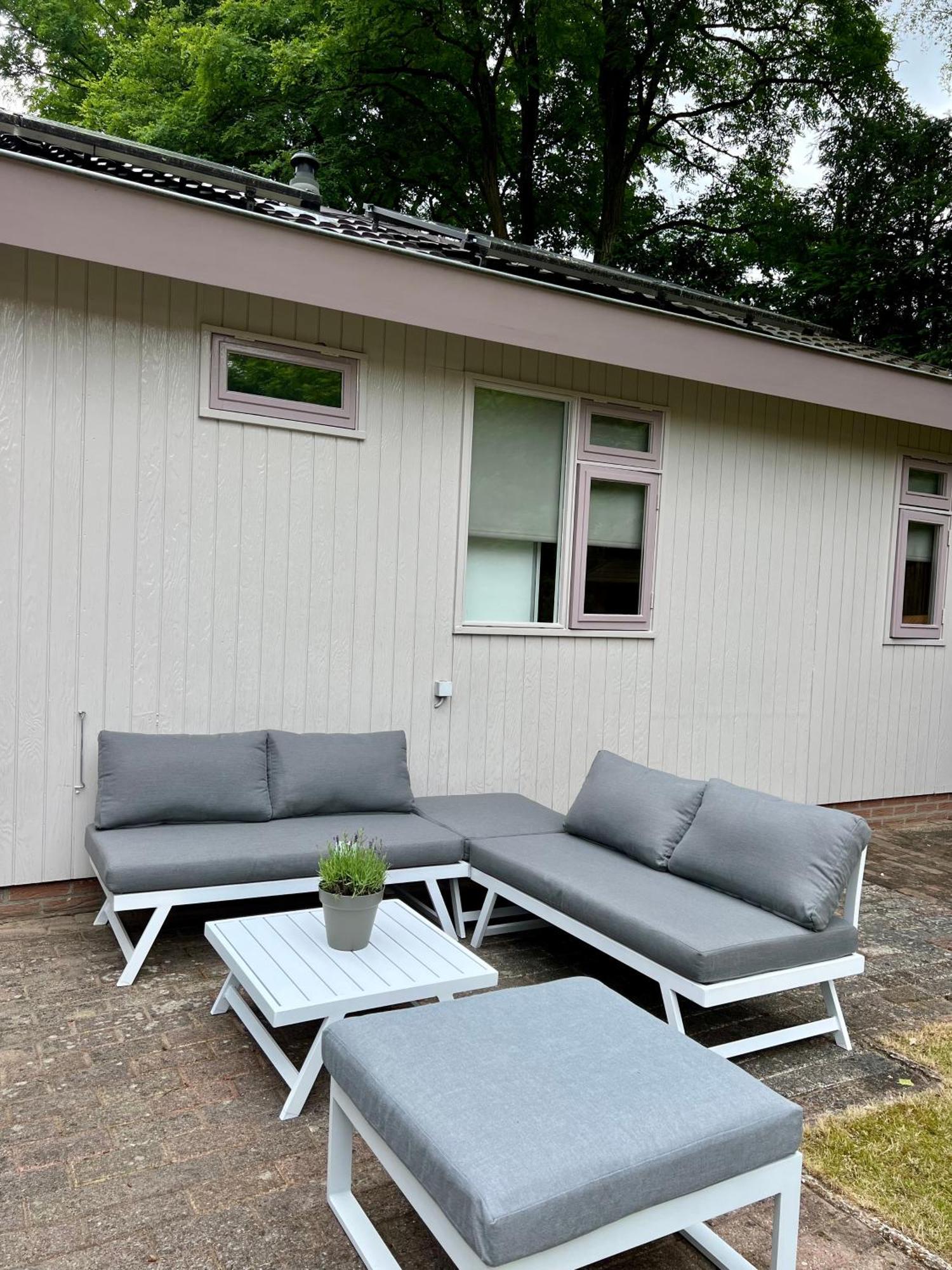 Luxe Boshuisje Met Prive Wellness & Jacuzzi Op De Veluwe Ermelo Exteriér fotografie