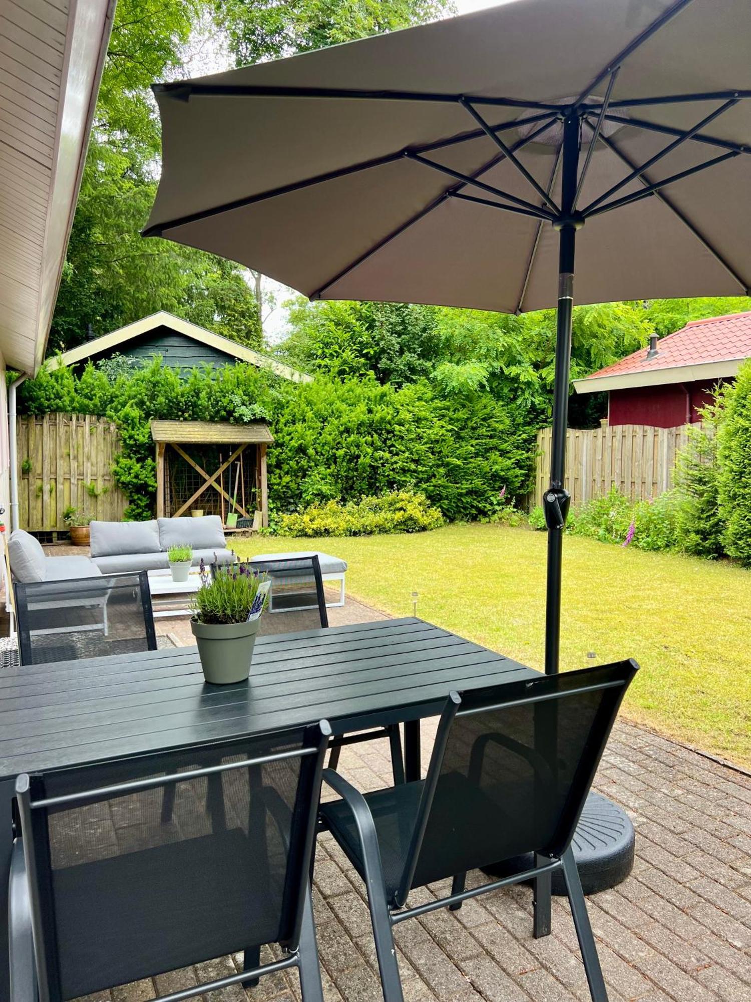 Luxe Boshuisje Met Prive Wellness & Jacuzzi Op De Veluwe Ermelo Exteriér fotografie