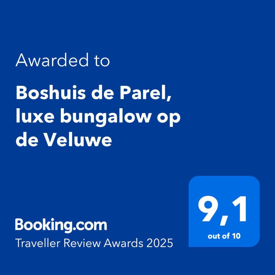 Luxe Boshuisje Met Prive Wellness & Jacuzzi Op De Veluwe Ermelo Exteriér fotografie